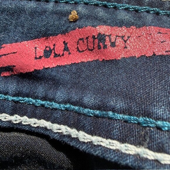 HYDRAULIC✨ LOLA CURVY Low-Rise Bootcut Jeans 👖 Embroidered Bling Size 5/6 - Picture 8 of 16
